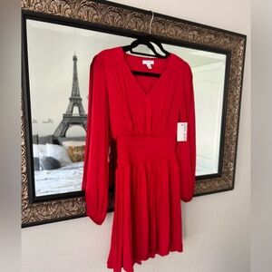 Adorable little red dress